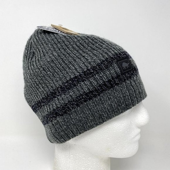 NWT Turtle Fur Beanie Winter Hat Knit Mr Happy‎ Fleece Ragg Wool Cap Snowboard - Picture 1 of 9